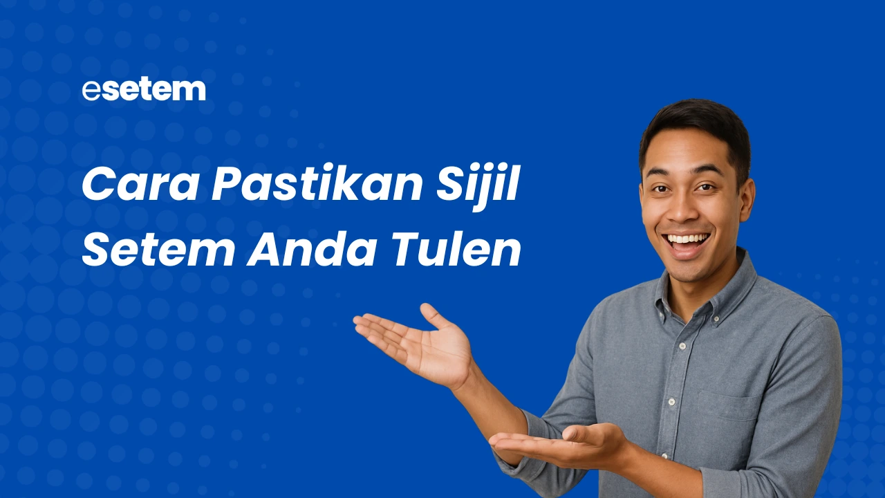 Semakan ketulenan sijil setem menggunakan nombor adjudikasi